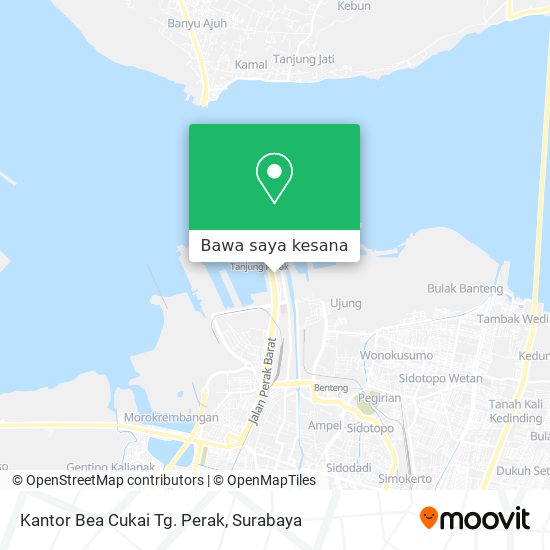 Peta Kantor Bea Cukai Tg. Perak