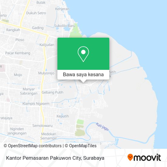 Peta Kantor Pemasaran Pakuwon City
