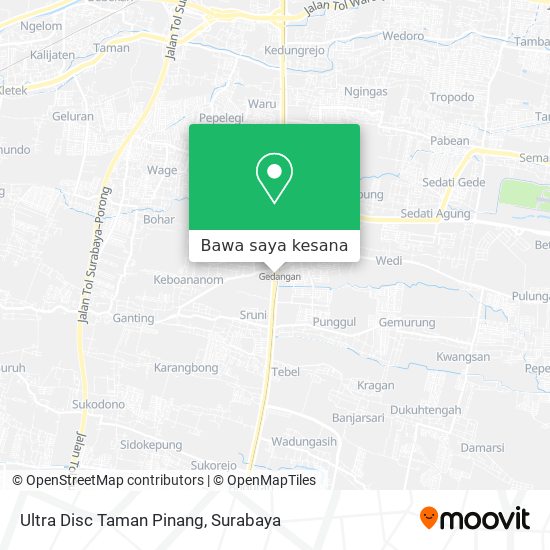 Peta Ultra Disc Taman Pinang