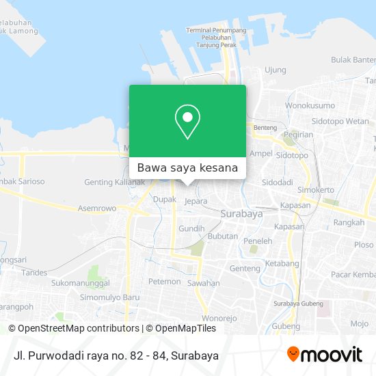 Peta Jl. Purwodadi raya no. 82 - 84