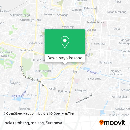 Peta balekambang, malang