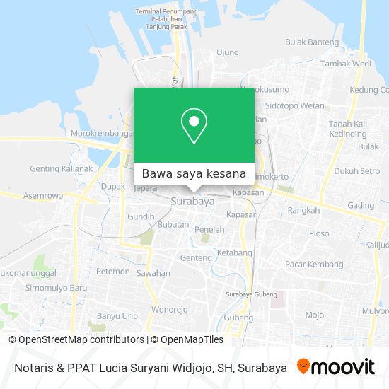 Peta Notaris & PPAT Lucia Suryani Widjojo, SH