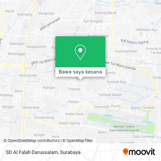 Peta SD Al Falah Darussalam