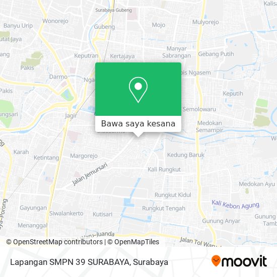 Peta Lapangan SMPN 39 SURABAYA