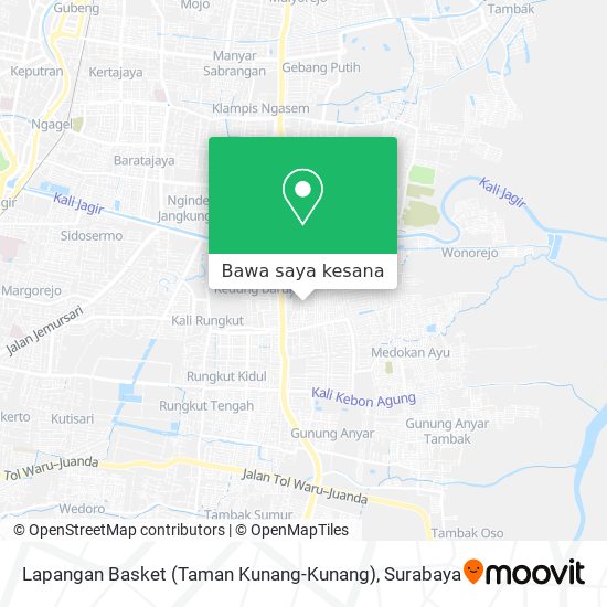 Peta Lapangan Basket (Taman Kunang-Kunang)