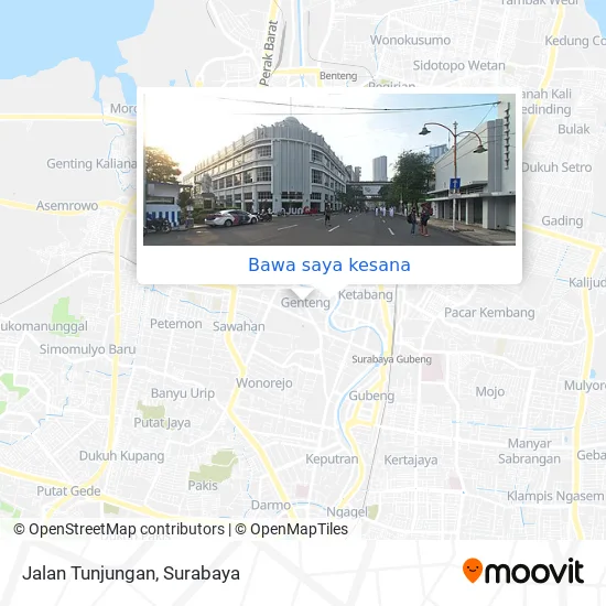Peta Jalan Tunjungan