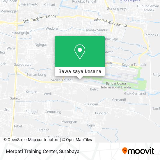 Peta Merpati Training Center