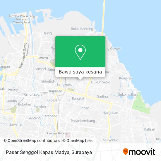 Peta Pasar Senggol Kapas Madya