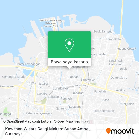 Peta Kawasan Wisata Religi Makam Sunan Ampel