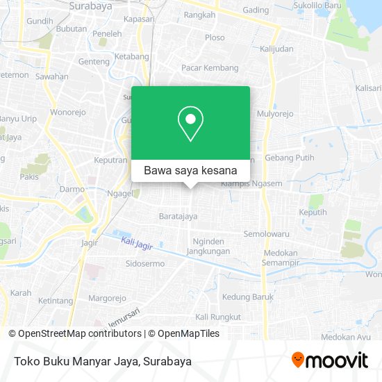 Peta Toko Buku Manyar Jaya