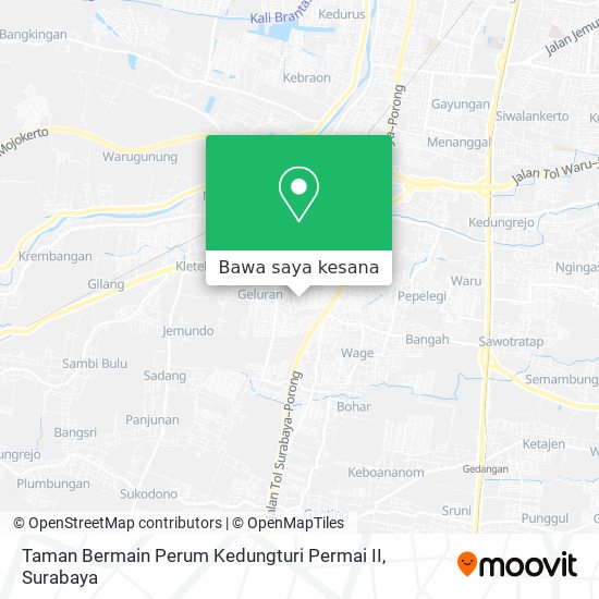 Peta Taman Bermain Perum Kedungturi Permai II
