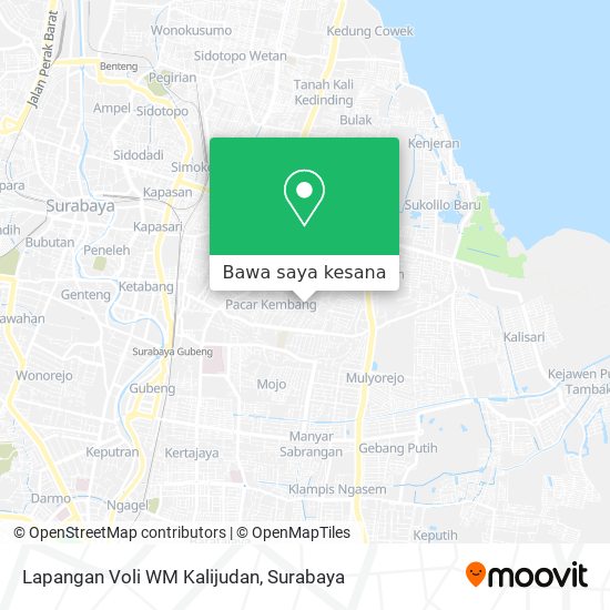 Peta Lapangan Voli WM Kalijudan