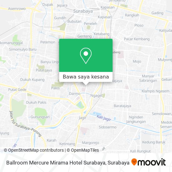 Peta Ballroom Mercure Mirama Hotel Surabaya