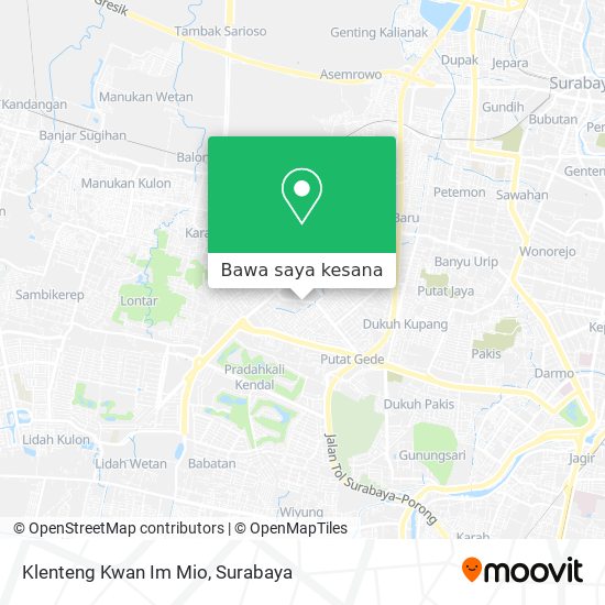 Peta Klenteng Kwan Im Mio
