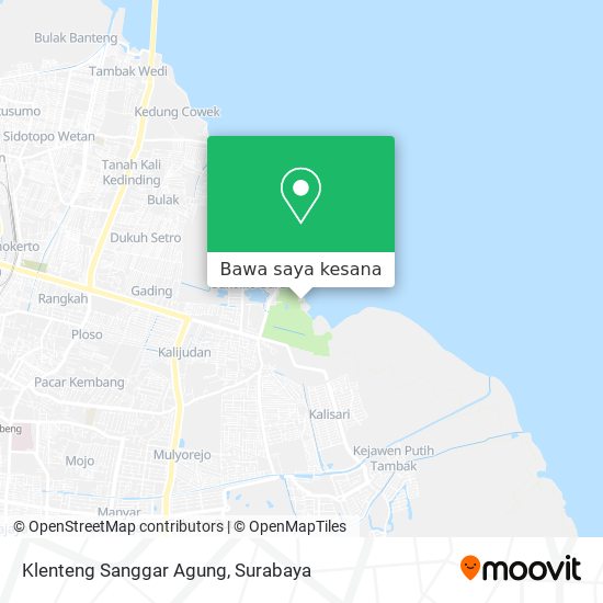 Peta Klenteng Sanggar Agung