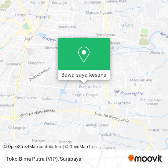 Peta Toko Bima Putra (VIP)
