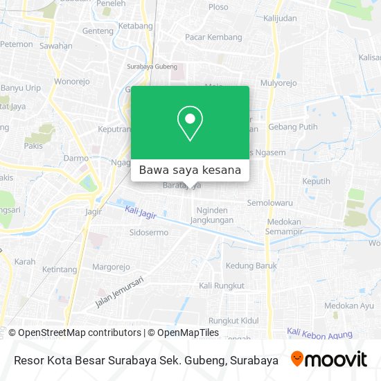 Peta Resor Kota Besar Surabaya Sek. Gubeng