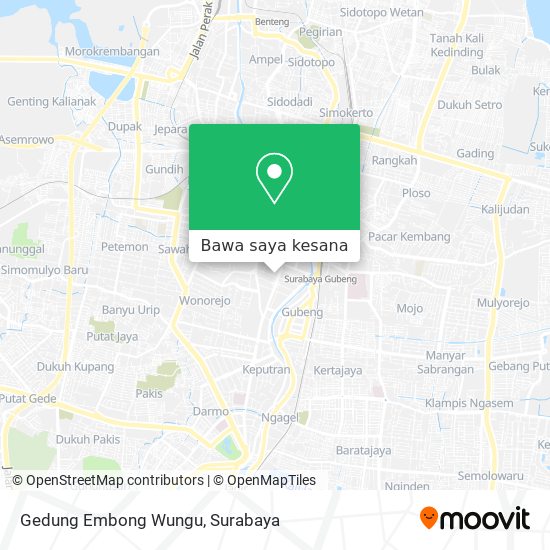 Peta Gedung Embong Wungu