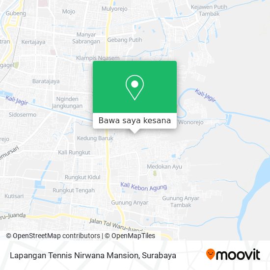 Peta Lapangan Tennis Nirwana Mansion