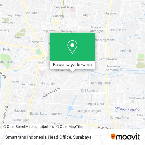Peta Smartrans Indonesia Head Office