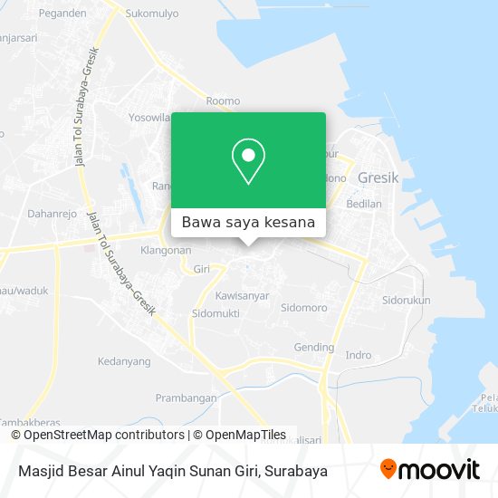 Peta Masjid Besar Ainul Yaqin Sunan Giri