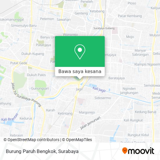 Peta Burung Paruh Bengkok