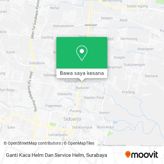 Peta Ganti Kaca Helm Dan Service Helm