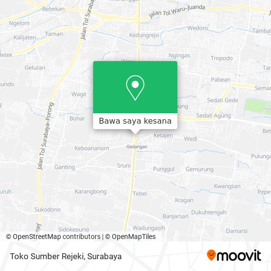Peta Toko Sumber Rejeki