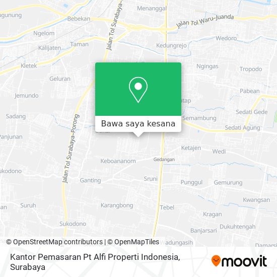 Peta Kantor Pemasaran Pt Alfi Properti Indonesia