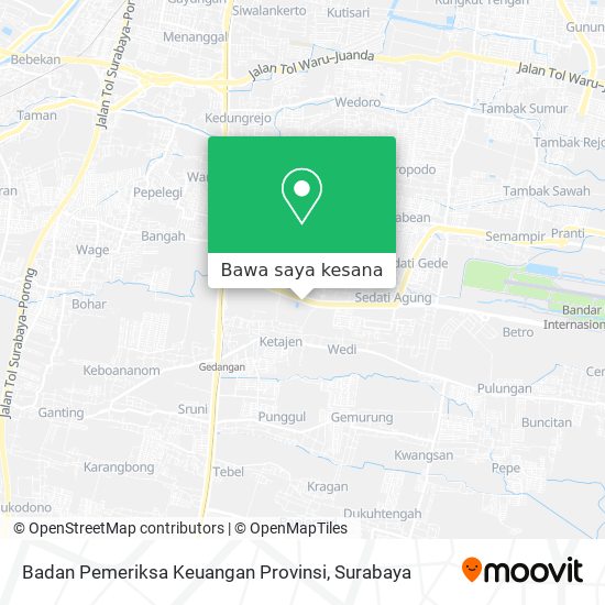 Peta Badan Pemeriksa Keuangan Provinsi