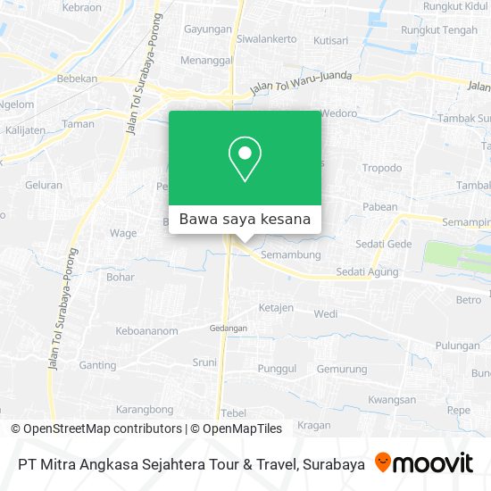 Peta PT Mitra Angkasa Sejahtera Tour & Travel