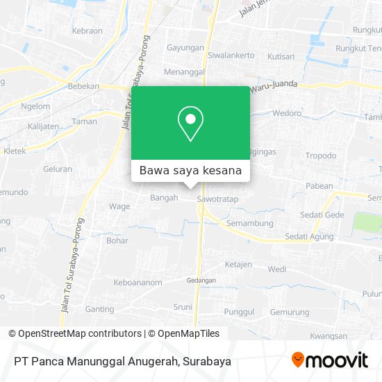 Peta PT Panca Manunggal Anugerah