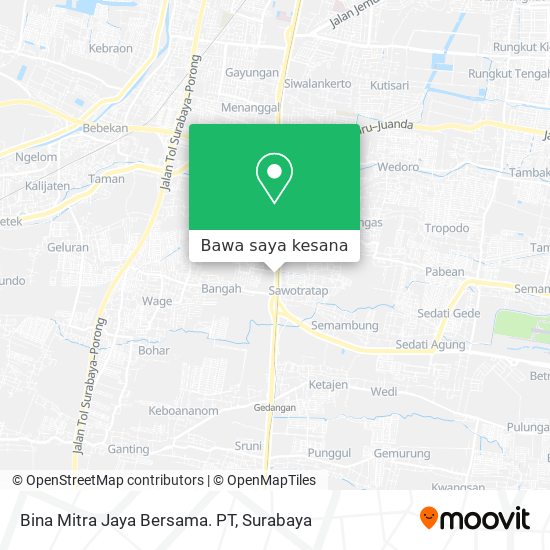 Peta Bina Mitra Jaya Bersama. PT