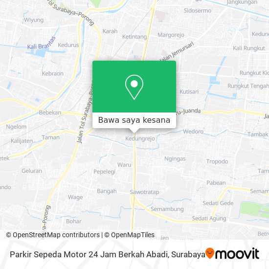 Peta Parkir Sepeda Motor 24 Jam Berkah Abadi