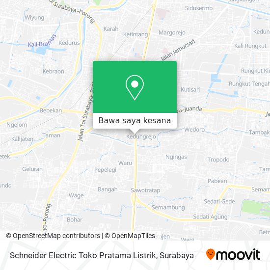 Peta Schneider Electric Toko Pratama Listrik