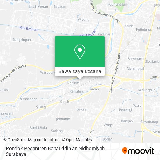 Peta Pondok Pesantren Bahauddin an Nidhomiyah