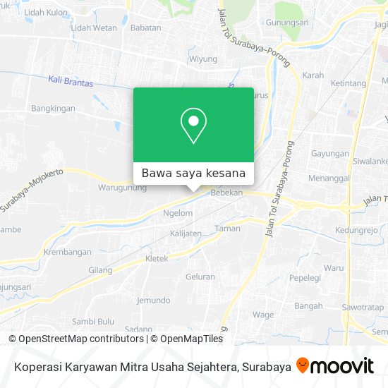 Peta Koperasi Karyawan Mitra Usaha Sejahtera