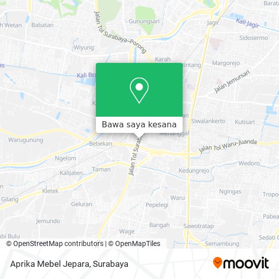 Peta Aprika Mebel Jepara