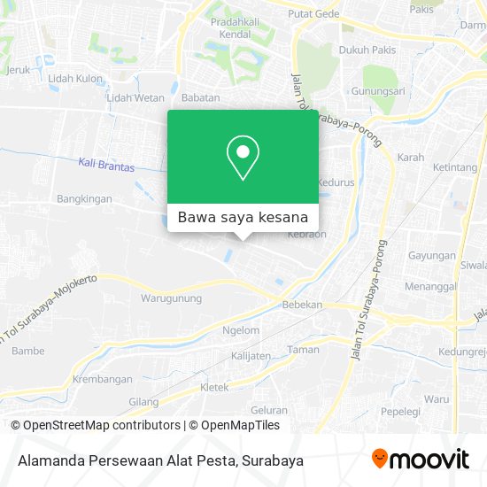 Peta Alamanda Persewaan Alat Pesta