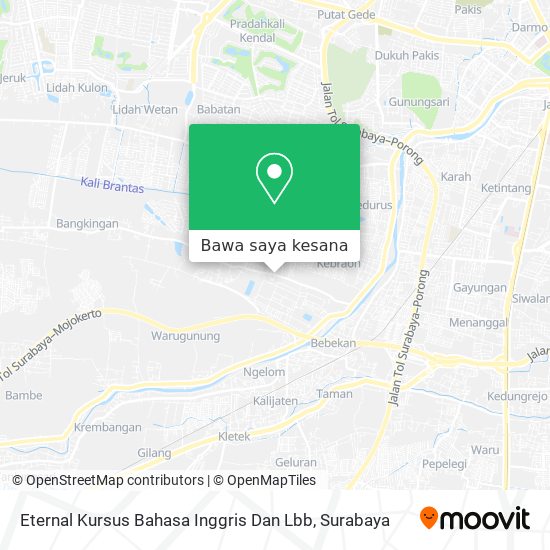 Peta Eternal Kursus Bahasa Inggris Dan Lbb
