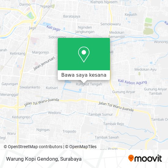 Peta Warung Kopi Gendong