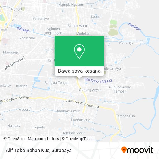 Peta Alif Toko Bahan Kue