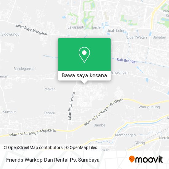 Peta Friends Warkop Dan Rental Ps