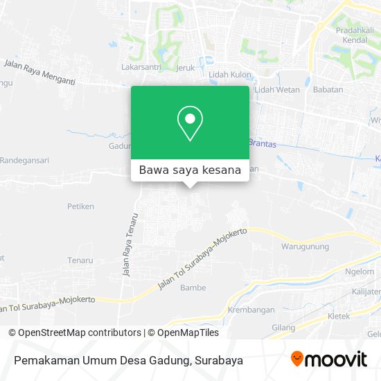Peta Pemakaman Umum Desa Gadung