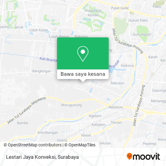 Peta Lestari Jaya Konveksi