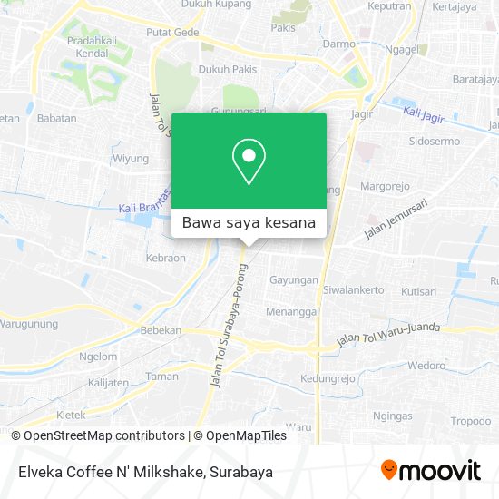 Peta Elveka Coffee N' Milkshake