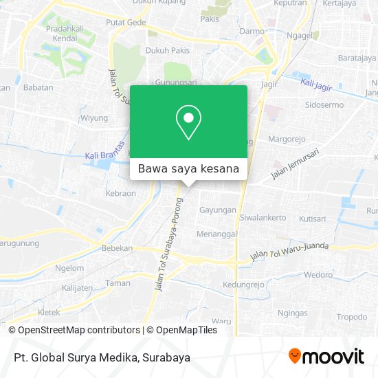 Peta Pt. Global Surya Medika