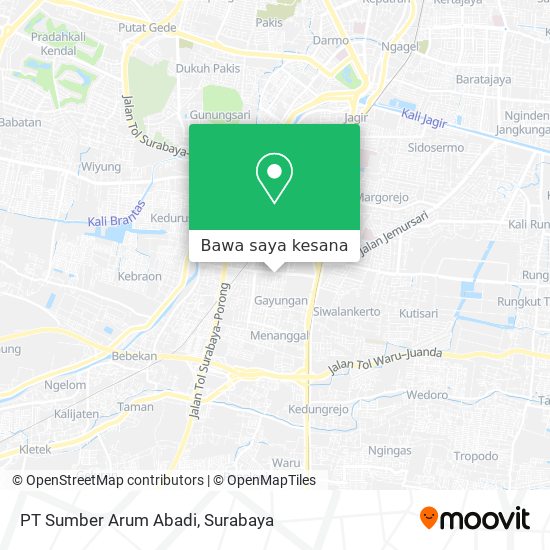 Peta PT Sumber Arum Abadi