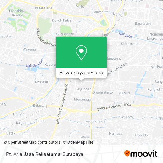 Peta Pt. Aria Jasa Reksatama