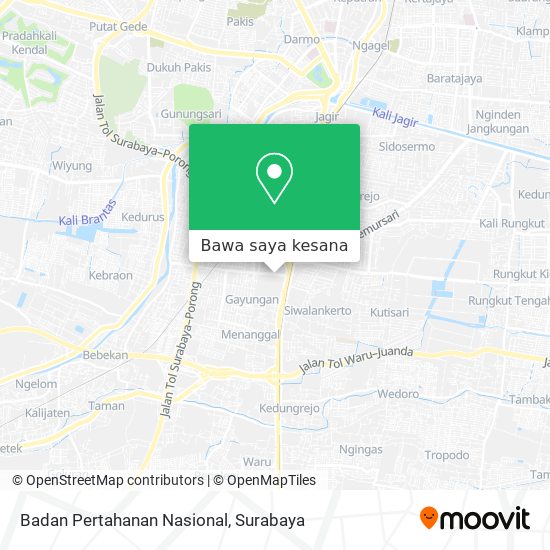 Peta Badan Pertahanan Nasional